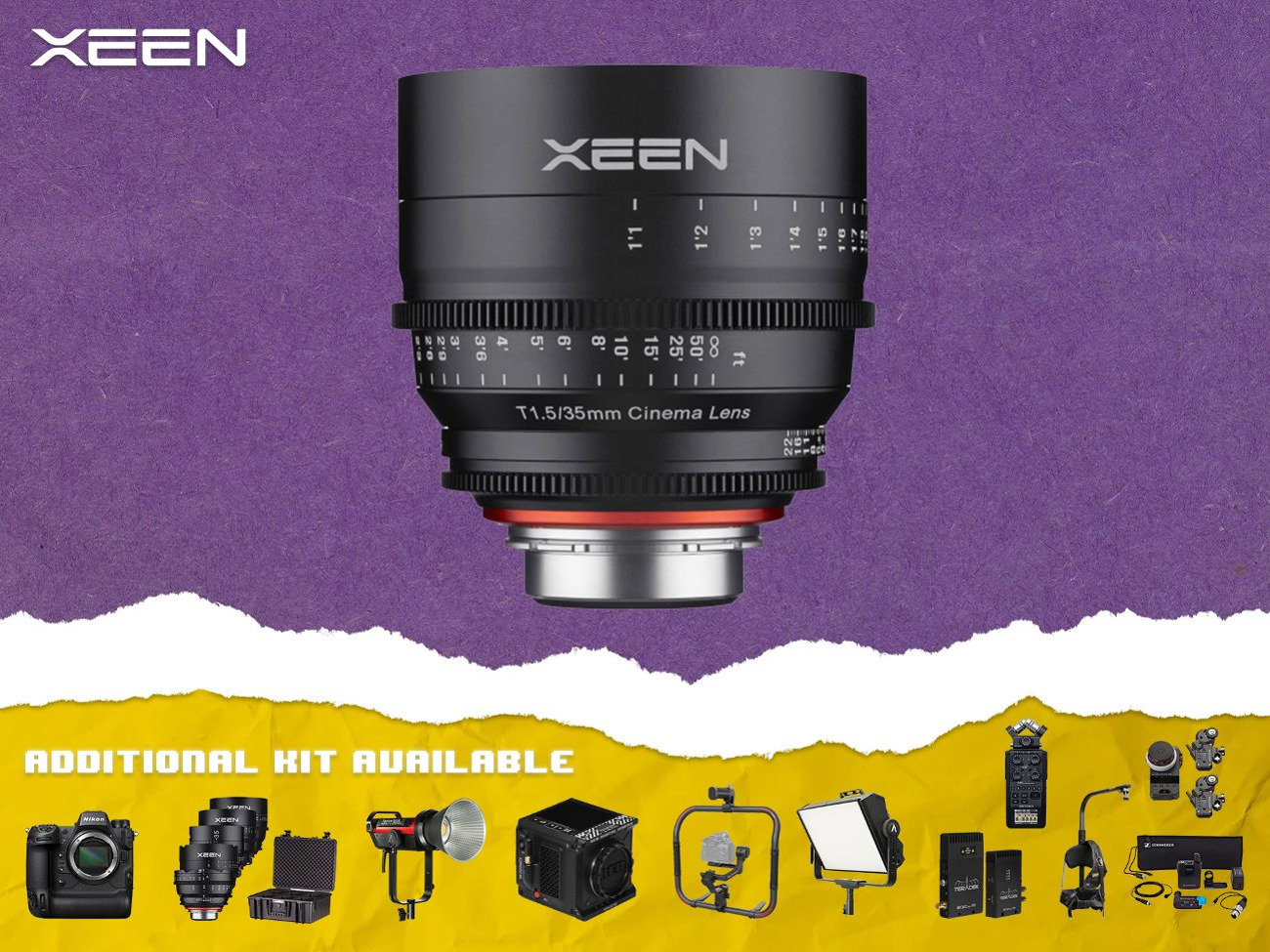 Samyang xeen 35mm t1.5 cinema lens - ef mount