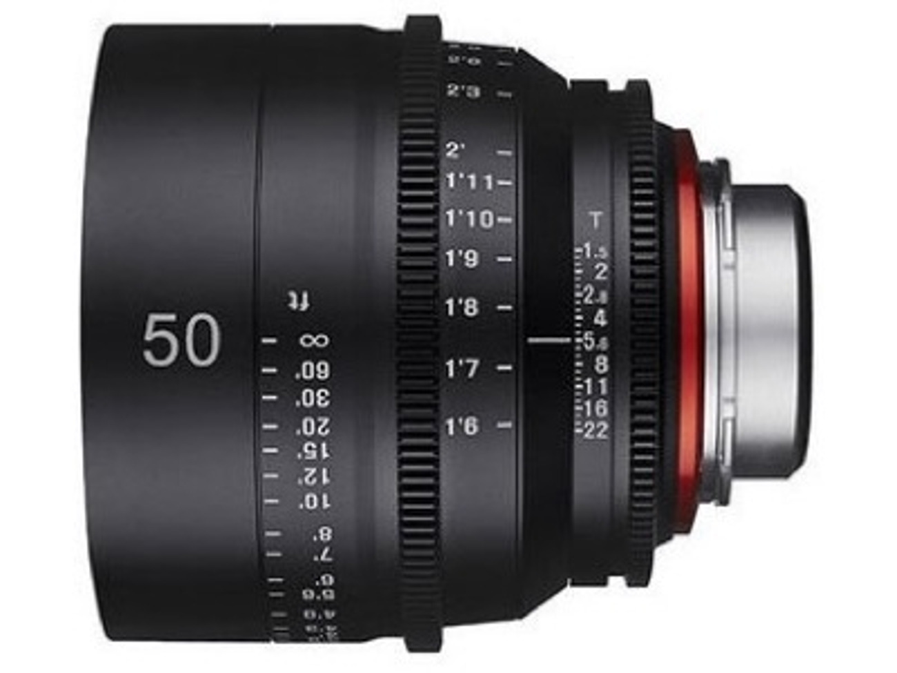 Samyang xeen 50mm cine prime lens for pl mount