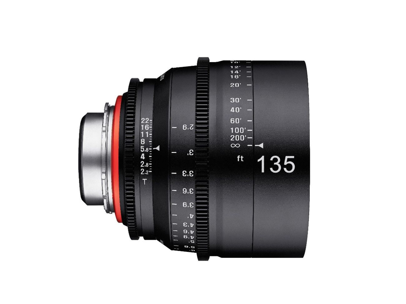 Samyang xeen ef 135mm t1.5 cinema prime lens