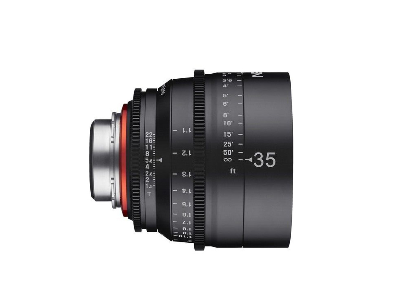 Samyang xeen ef 35mm t1.5 cinema prime lens