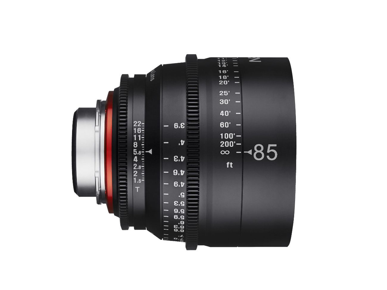Samyang xeen ef 85mm t1.5 cinema prime lens