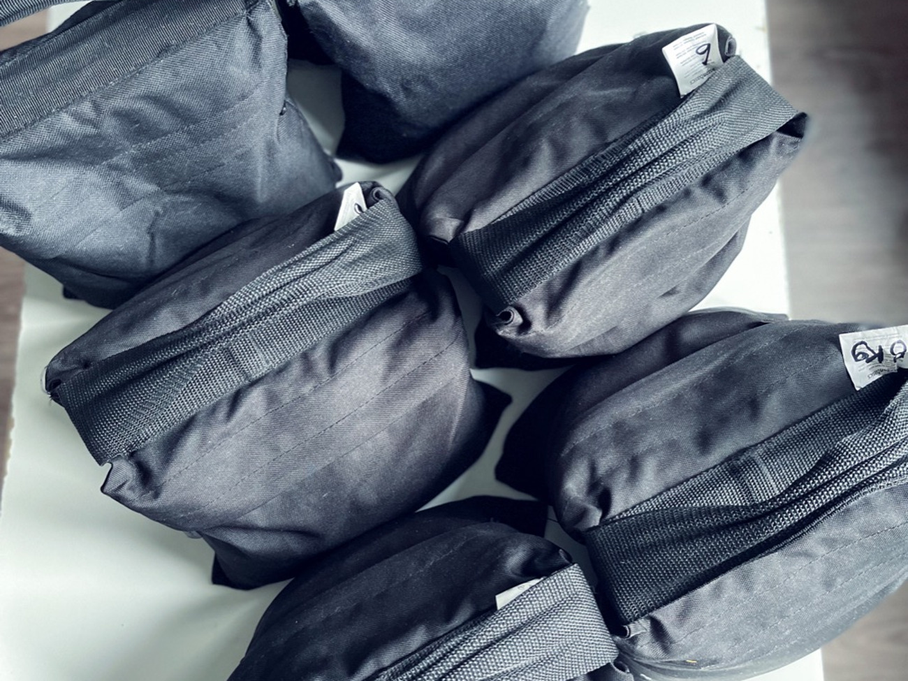 Sand bags for film and tv lighting 4kg + 6 kg + 8 kg