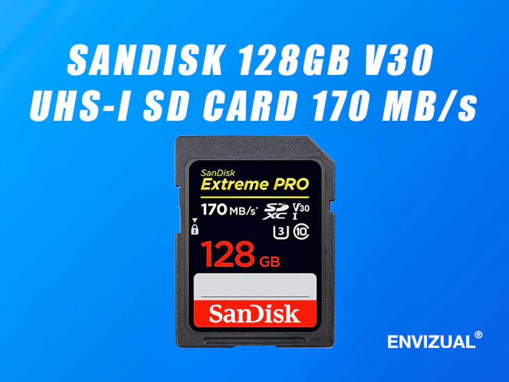 Sandisk 128gb v30 extreme pro uhs-i sd card 170mbs