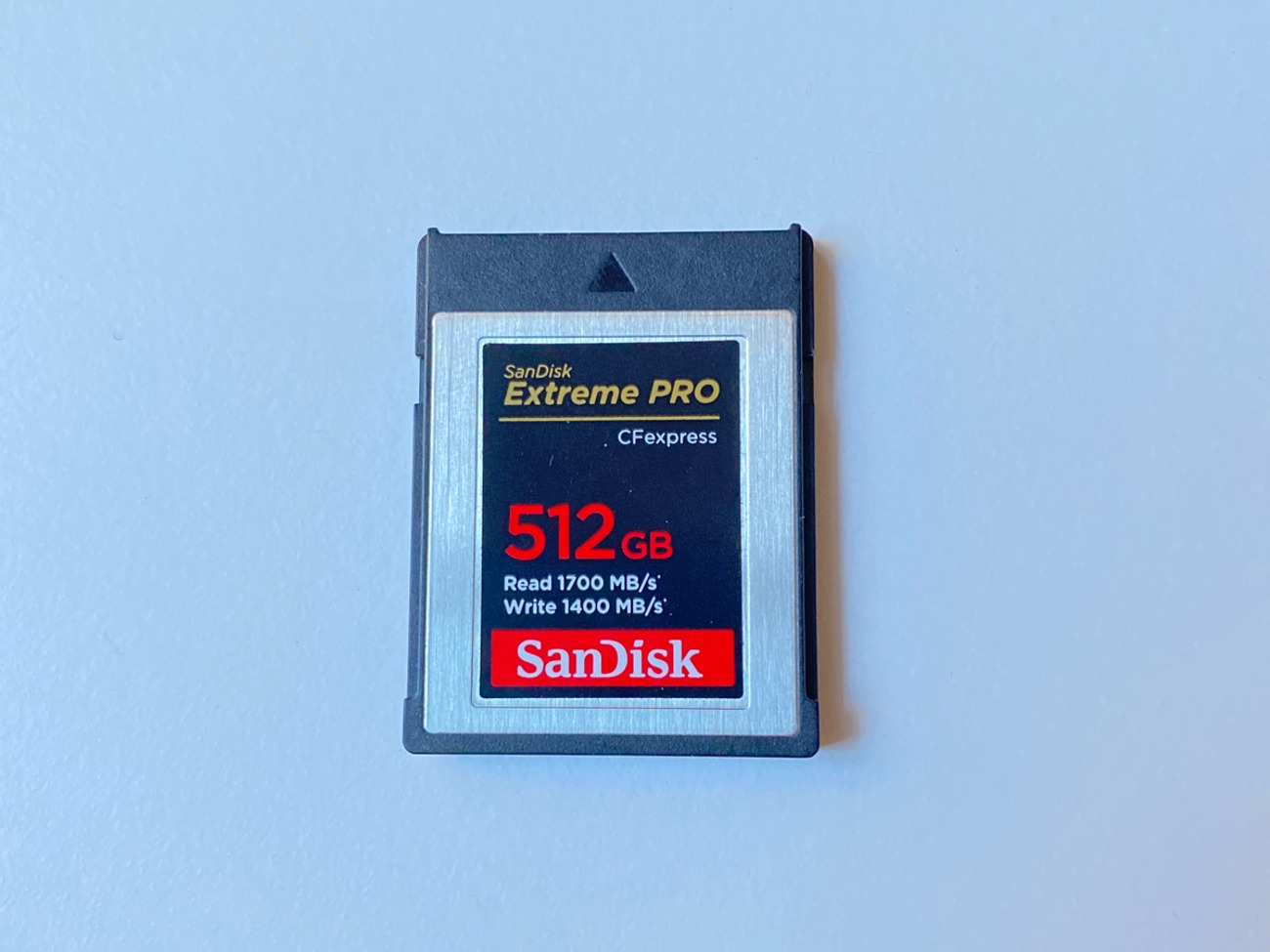 Sandisk 512gb sdxpro card. with camera only