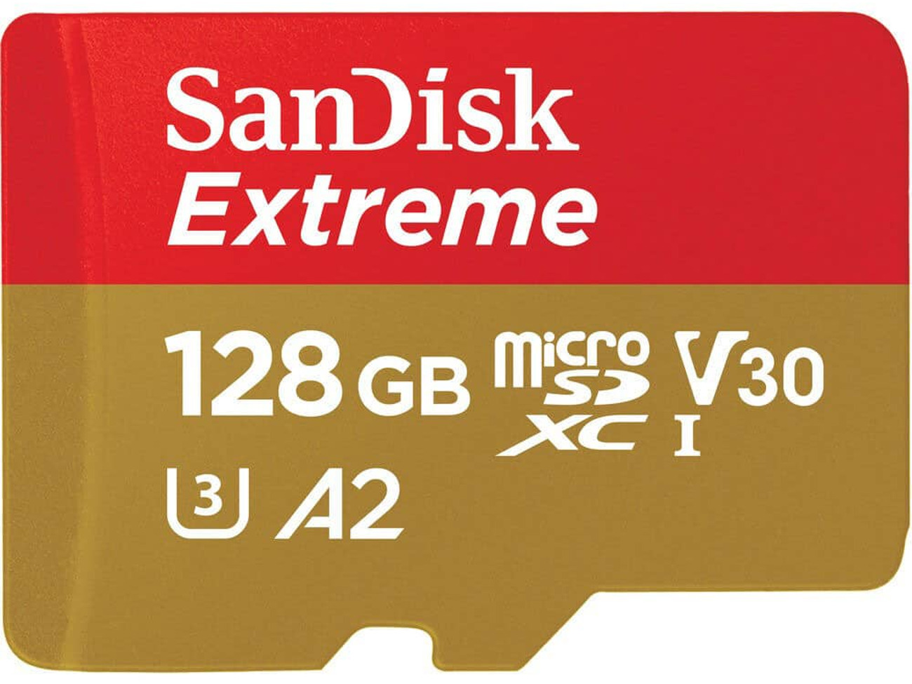 Sandisk extreme plus 128gb a2 v30 microsdxc sd card