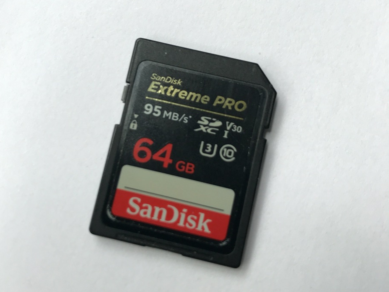 Sandisk extreme pro 64gb 95mb/s sd card - 24/7 pick up/drop off