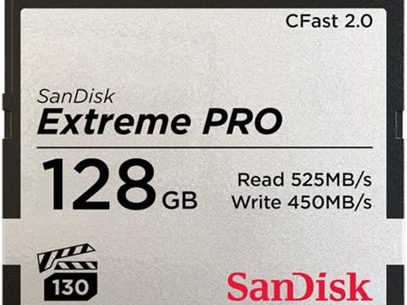 Sandisk extreme pro cfast 2.0 memory card 128 gb