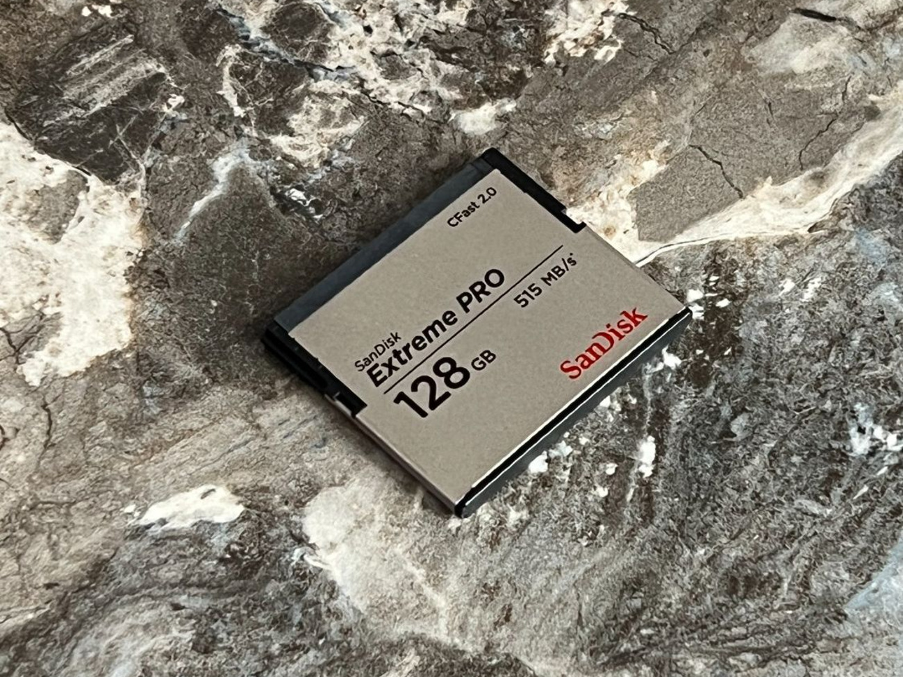 Sandisk extreme pro cfast card 128gb 515mb/s