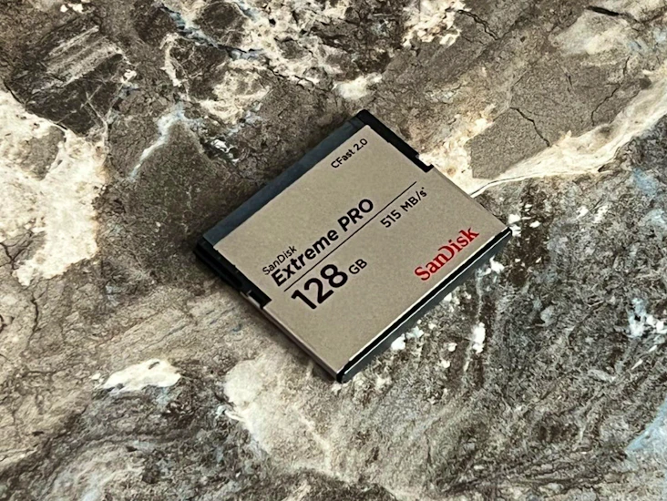 Sandisk extreme pro cfast card 128gb 515mb/s