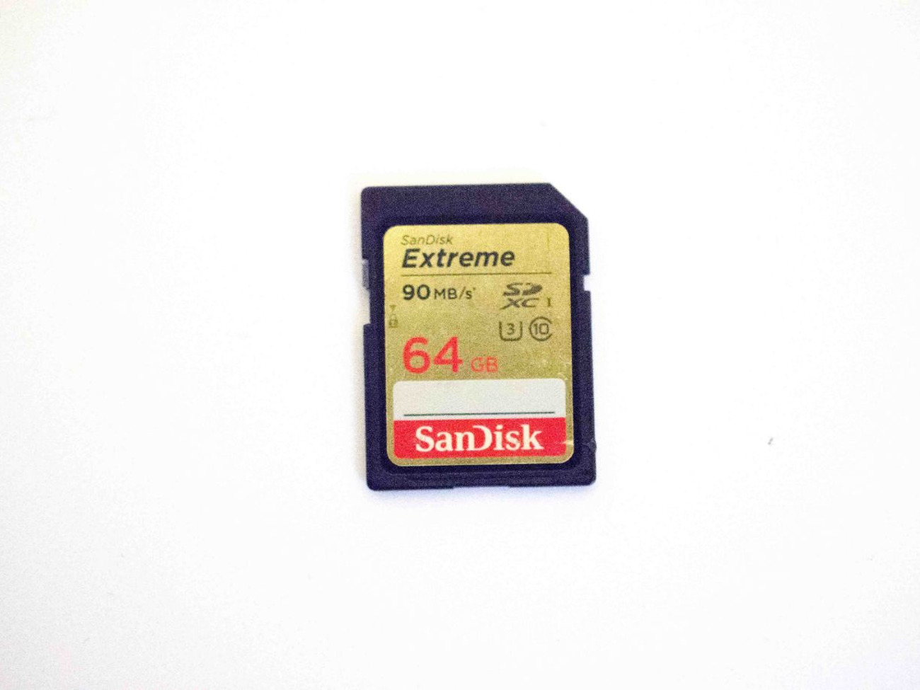 Sandisk extreme sdxc card 90mb/s v30 uhs-i u3 - 64gb