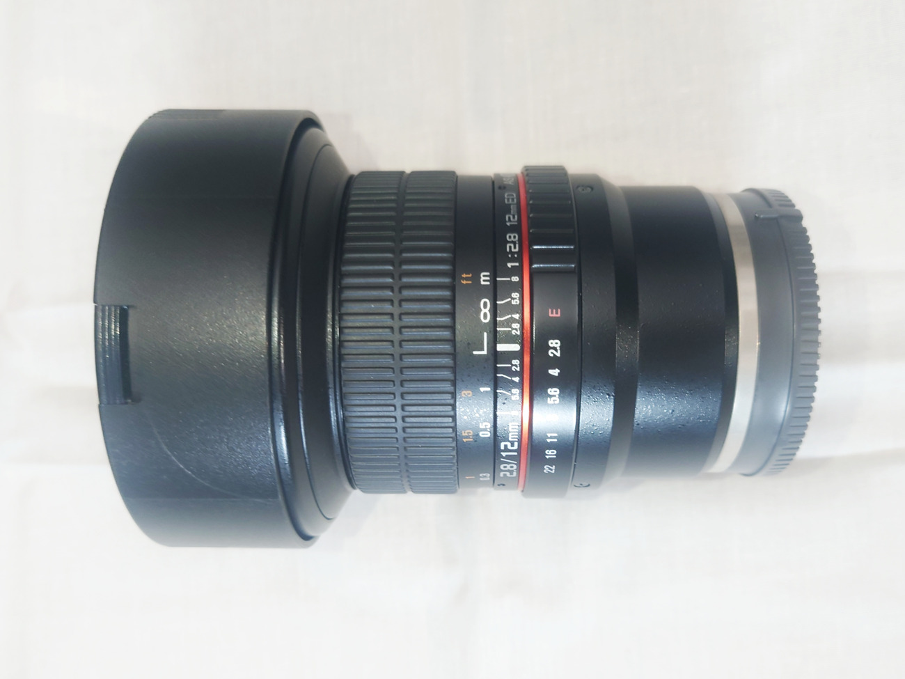 Sangyang 12mm fisheye lens e-mount.
