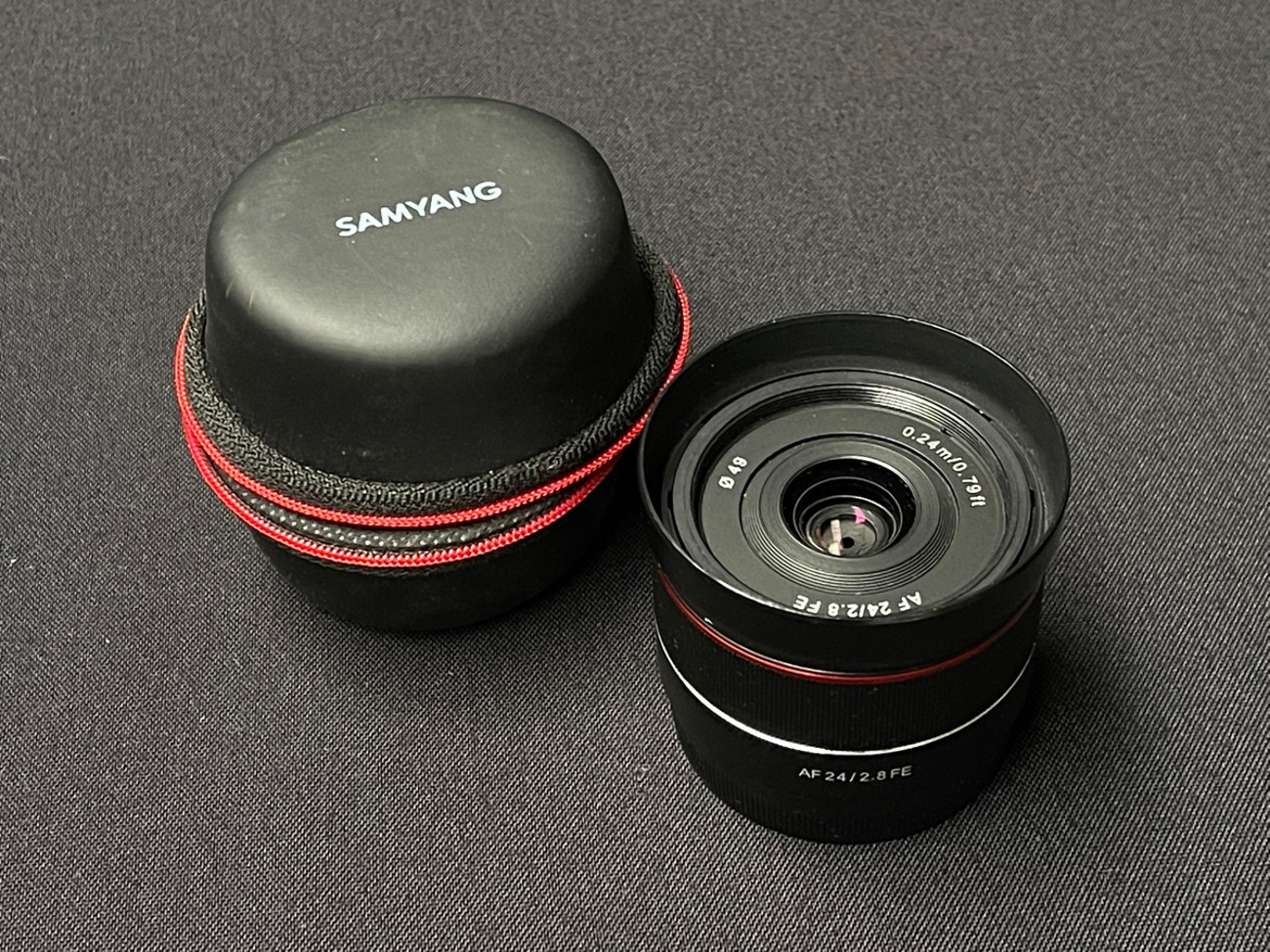 Sanyang 24mm f2.8 sony e-mount af lens 