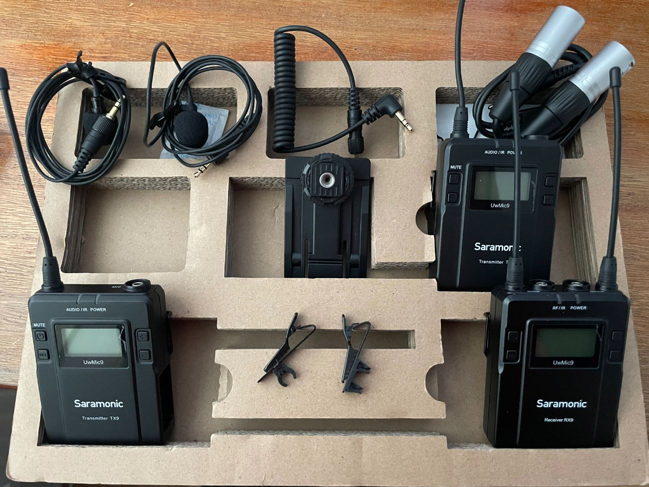 Saramonic wireless lavalier microphone