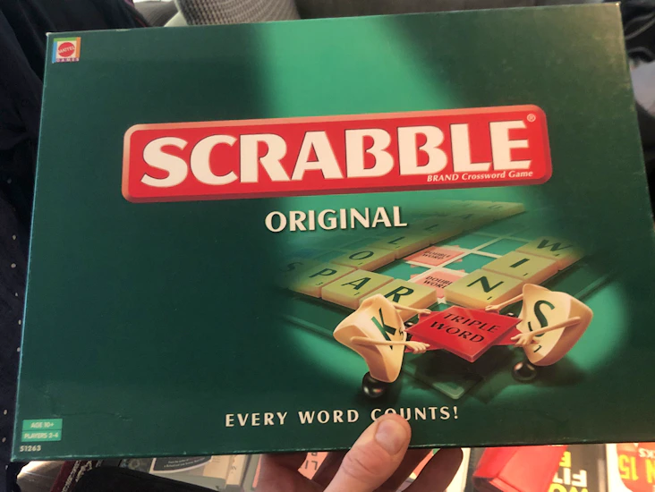 Scrabble board game