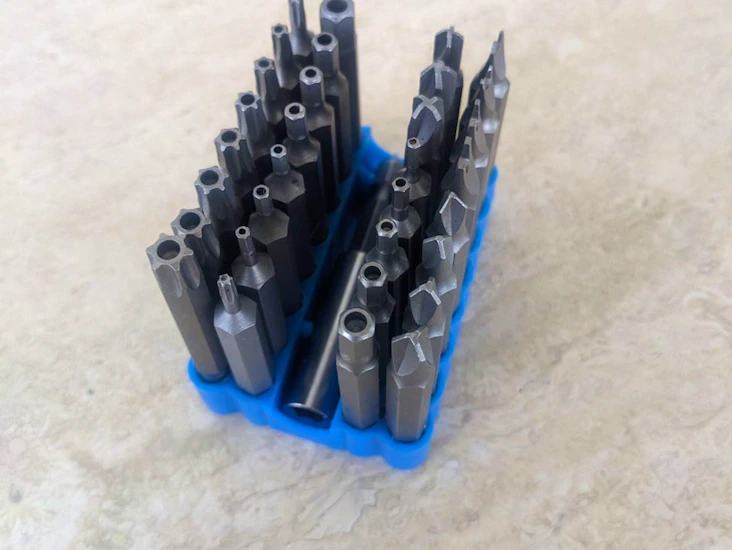Security screw bit set