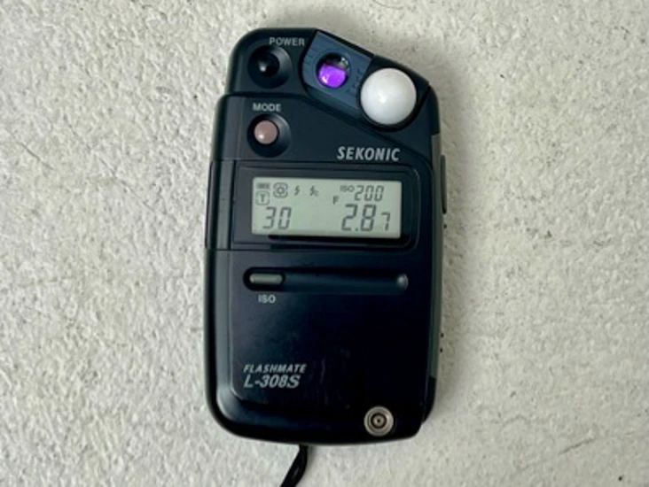 Sekonic l-308s flashmate light meter + soft case