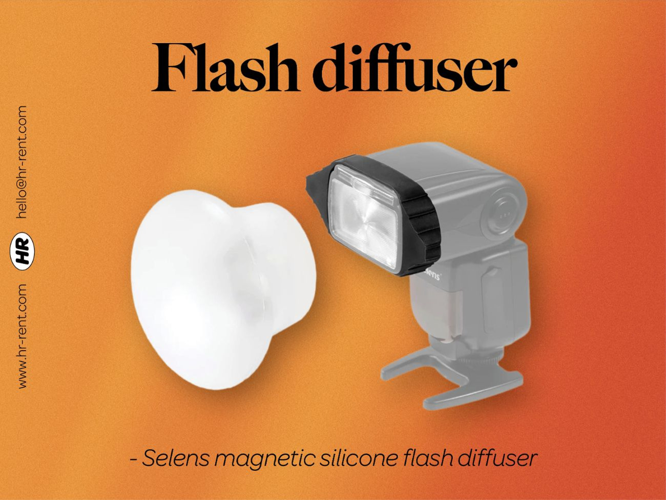 Selons silicon speedlite flash diffuser