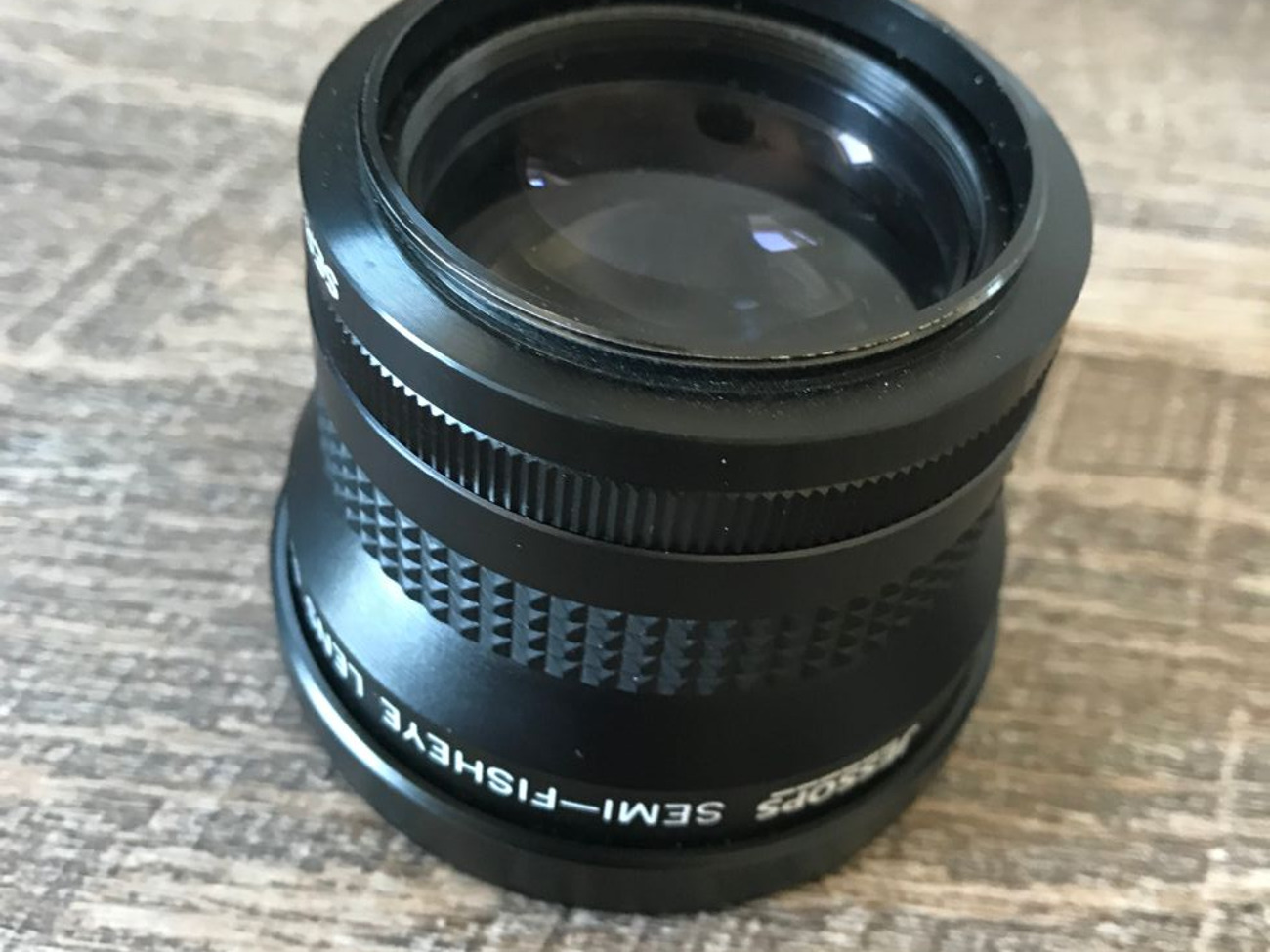 Semi fisheye lens converter