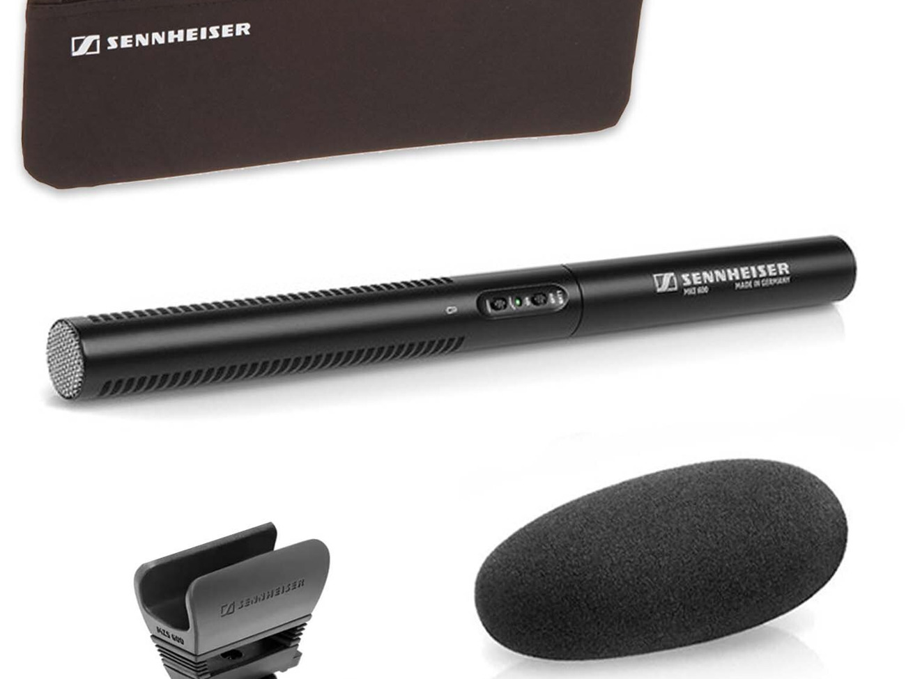 Senheiser mke 600 shotgun microphone w xlr cable