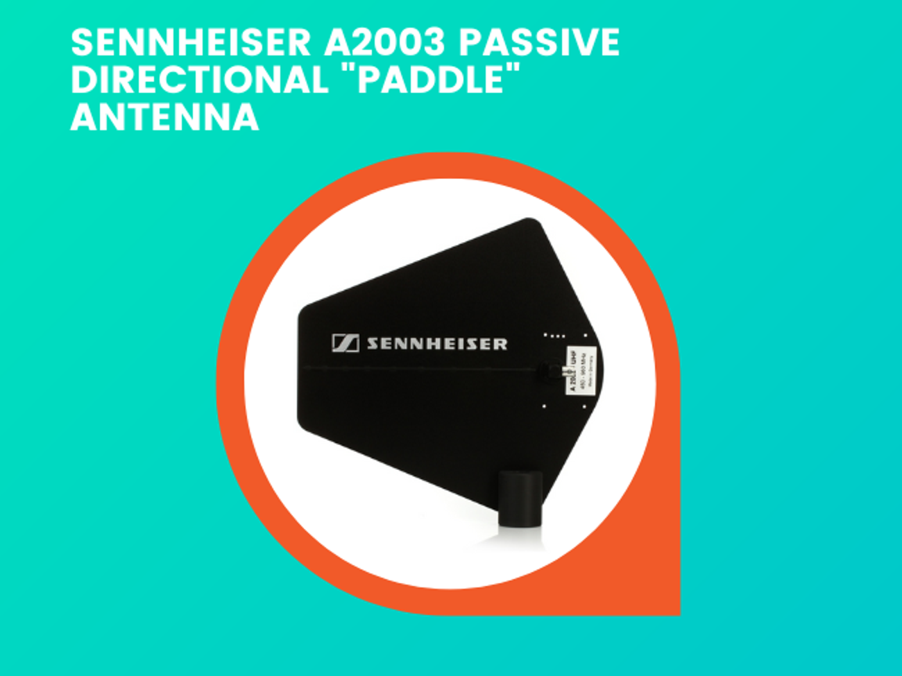 Sennheiser a2003 passive directional "paddle" antenna 