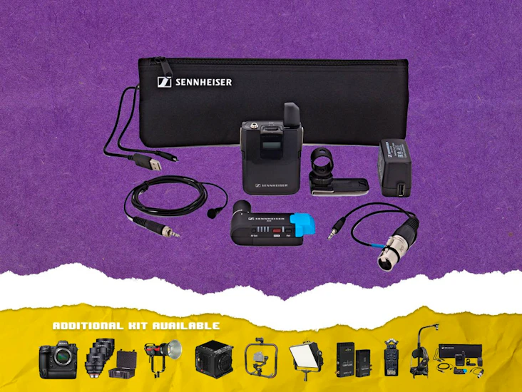 Sennheiser avx radio/lav wireless mic - video interview kit