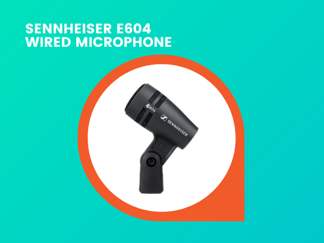 Sennheiser e604 wired microphone