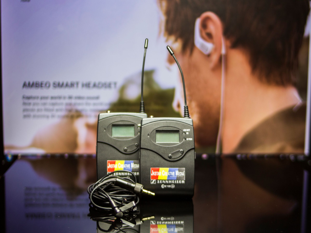 Sennheiser ew 100 g2 body packs - receiver & transmitter microphones lavalier