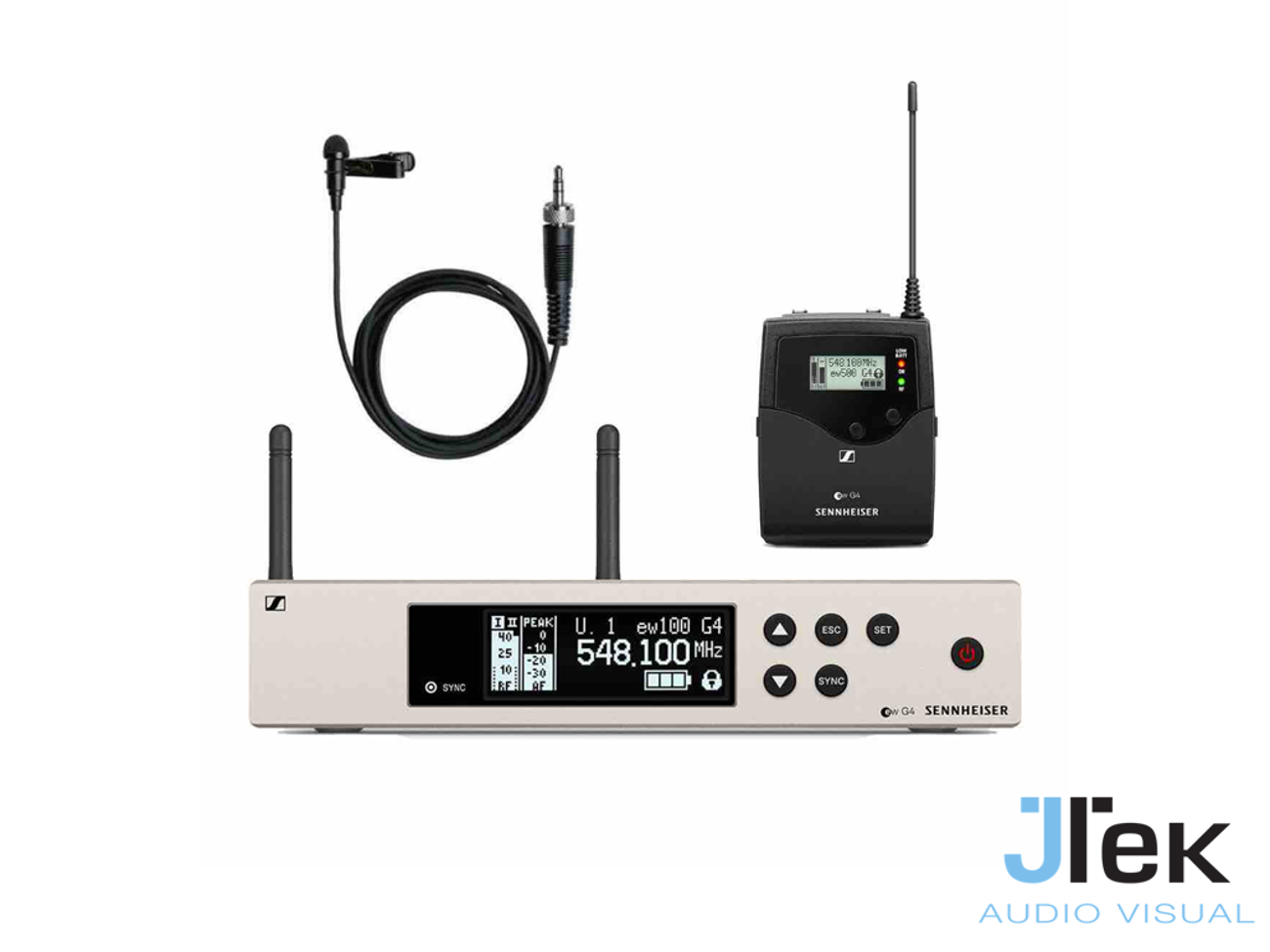Sennheiser ew 100 g4 me2 wireless lapel microphone gb (ch38)