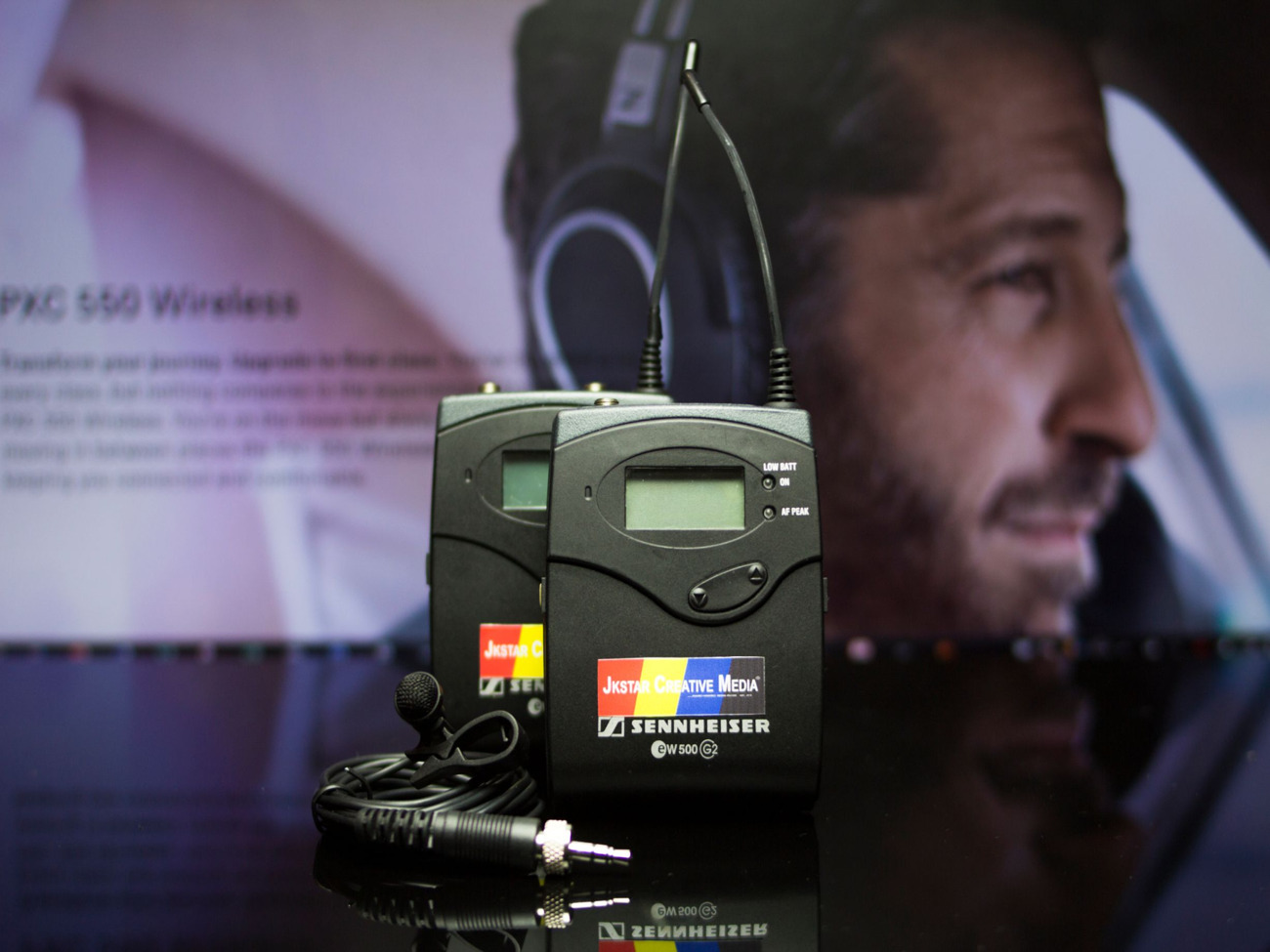 Sennheiser ew 500 g2  lavalier microphones lapel