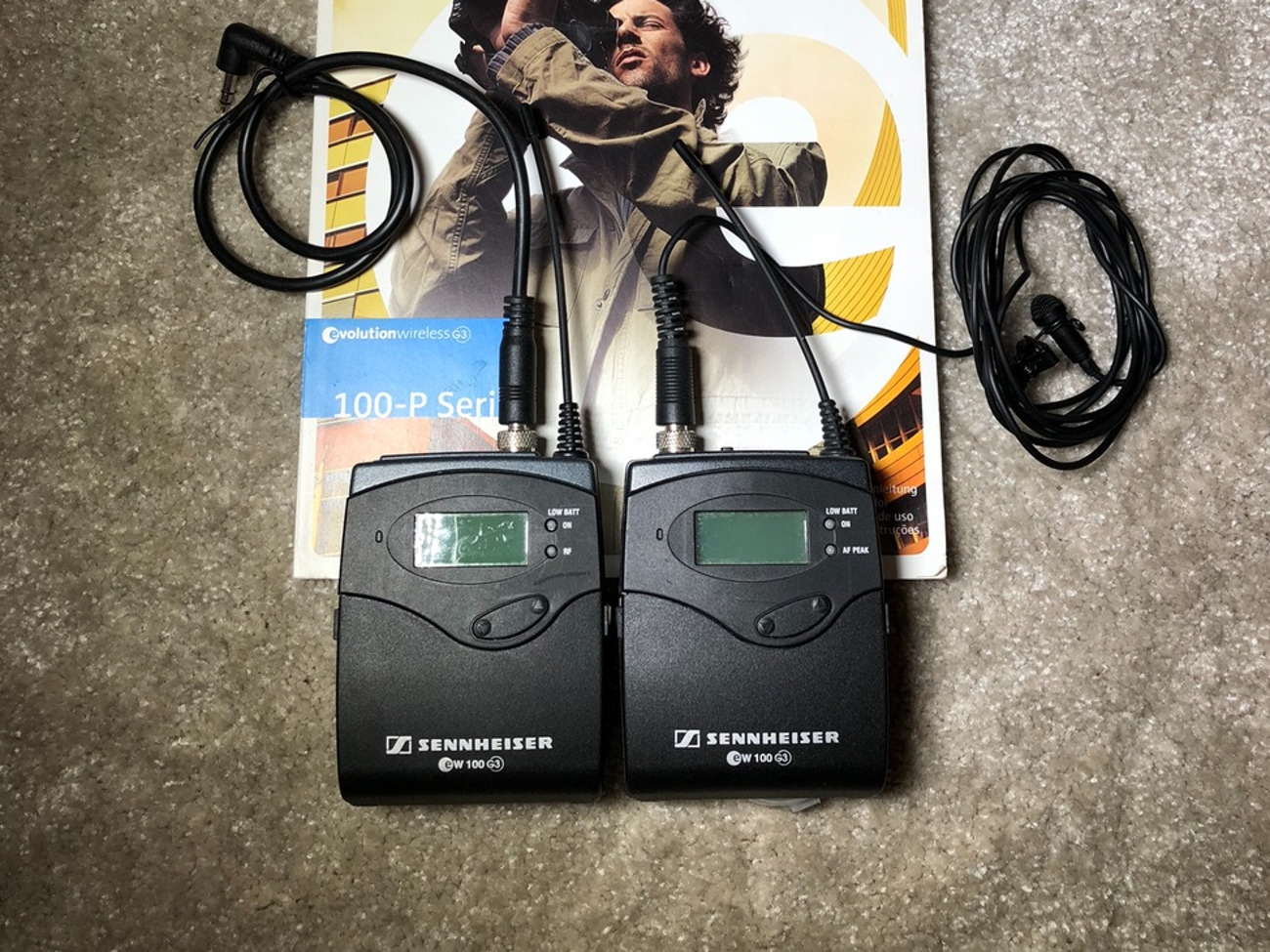 Sennheiser ew-100 g3 - evolution wireless 100-p series + mic