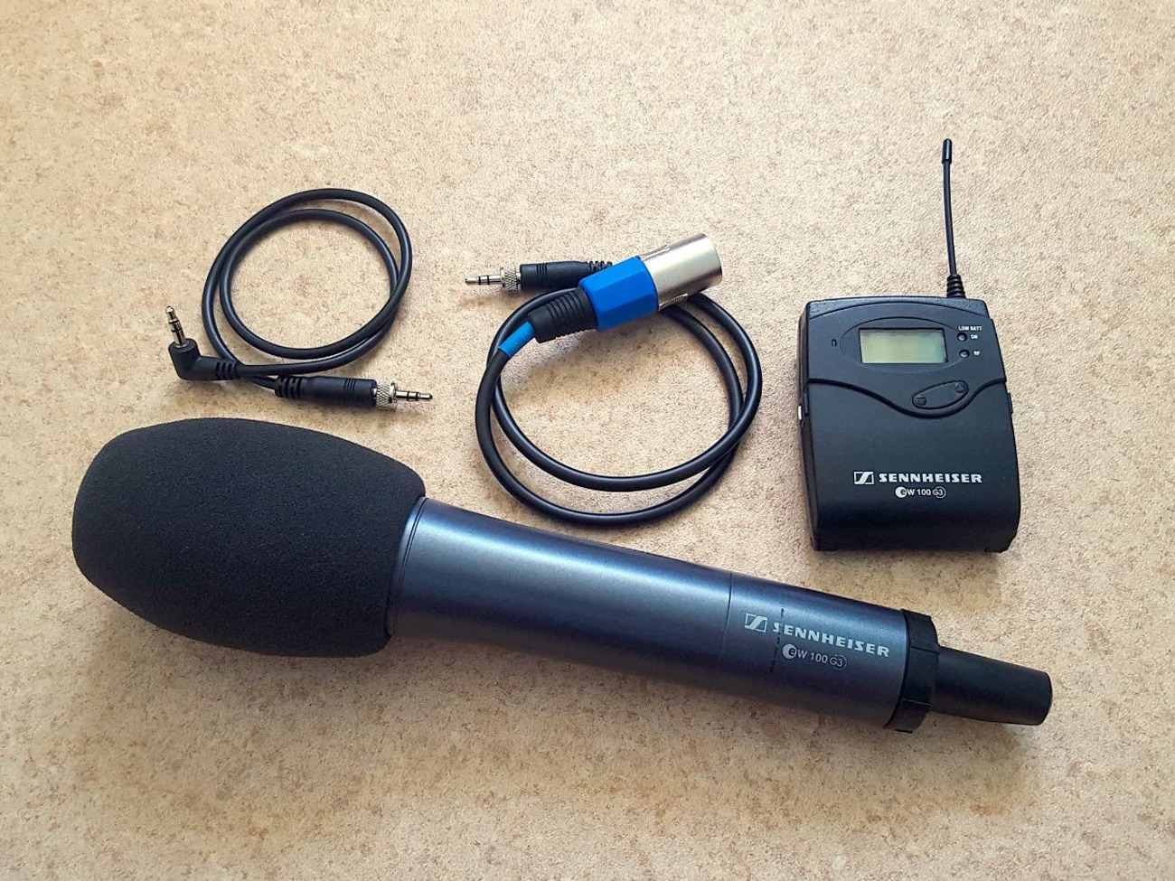 Sennheiser ew100 g3 handheld wireless microphone