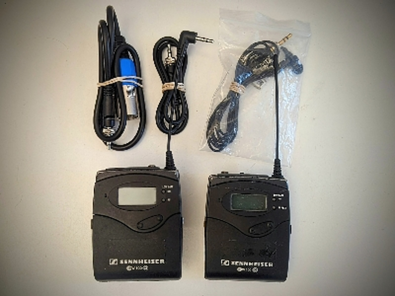 Sennheiser ew100 g3 wireless radio lapel mics 