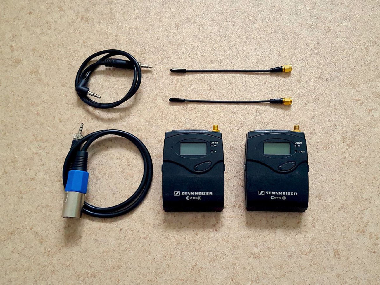 Sennheiser ew100 g3 wireless radio mic set