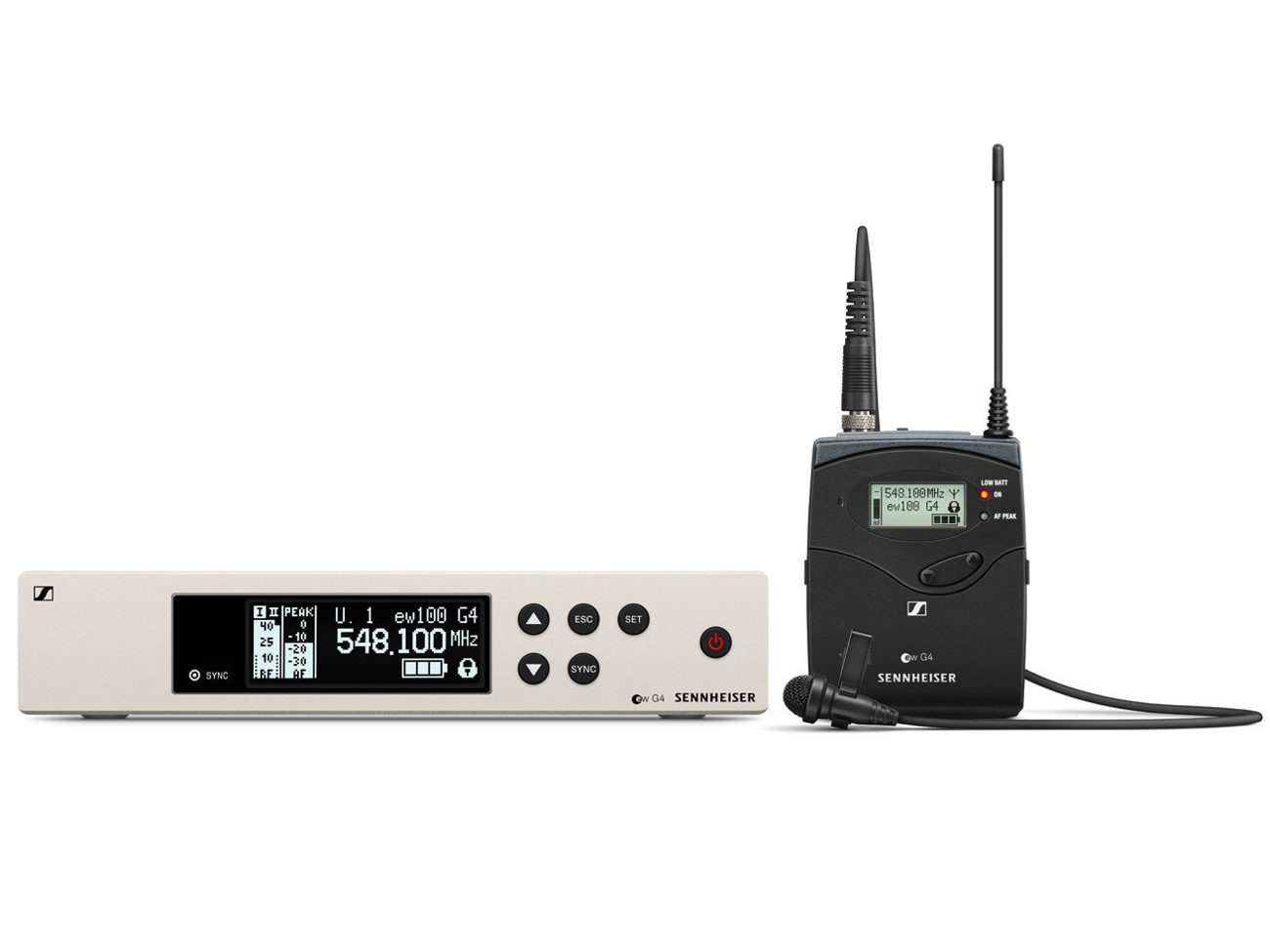 Sennheiser ew-100 g4 lapel microphone