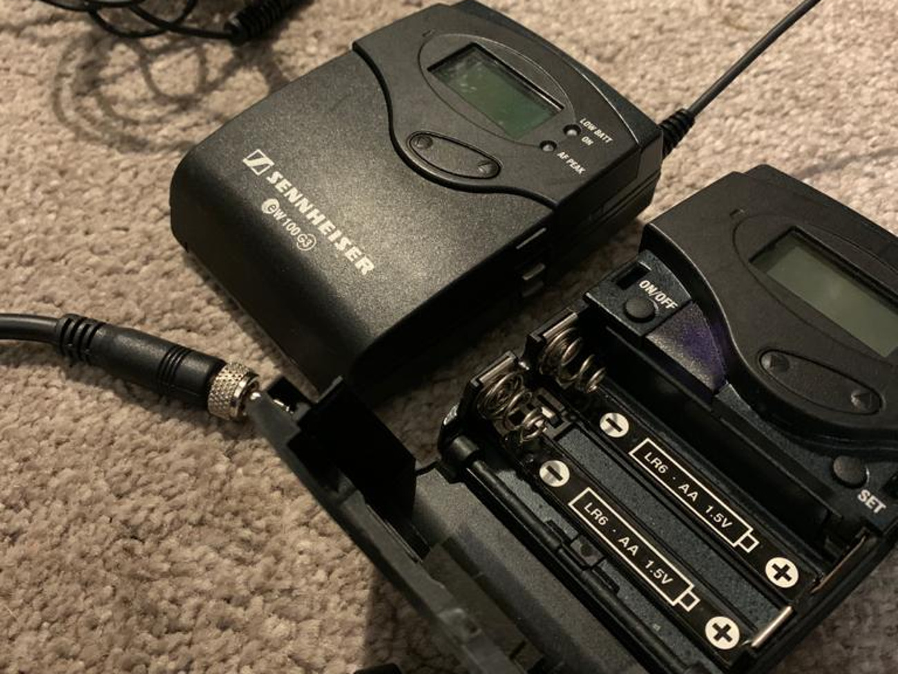 Sennheiser g3 ew100 tx & rx with lav mic