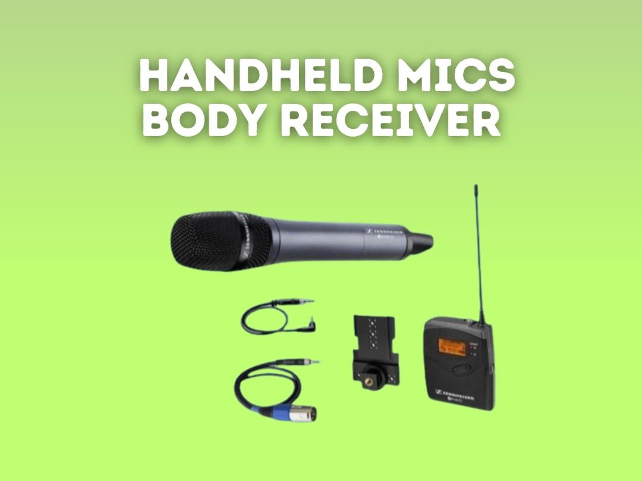 Sennheiser g3 handheld wireless microphone & body receiver