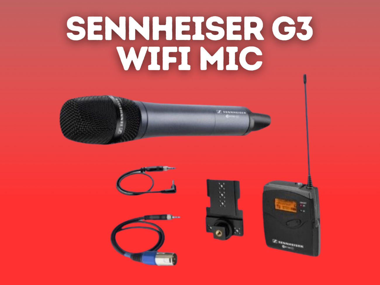 Sennheiser g3 handheld wireless microphone & body receiver