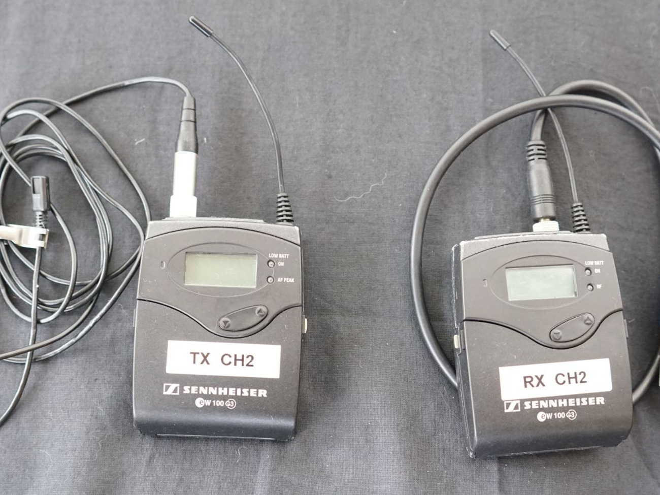 Sennheiser g3 radio mic + tram lav mic
