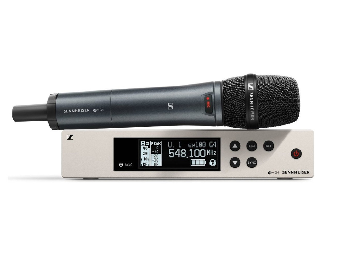 Sennheiser g4 ew100 wireless microphone set 606-648 mhz