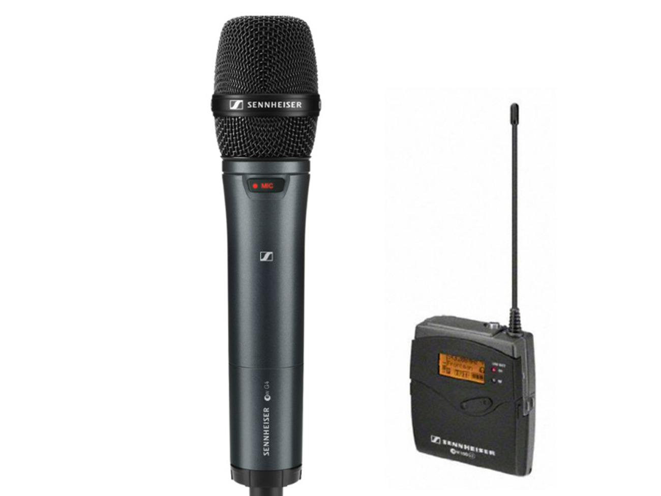 Sennheiser g4 handheld wireless radio mic set