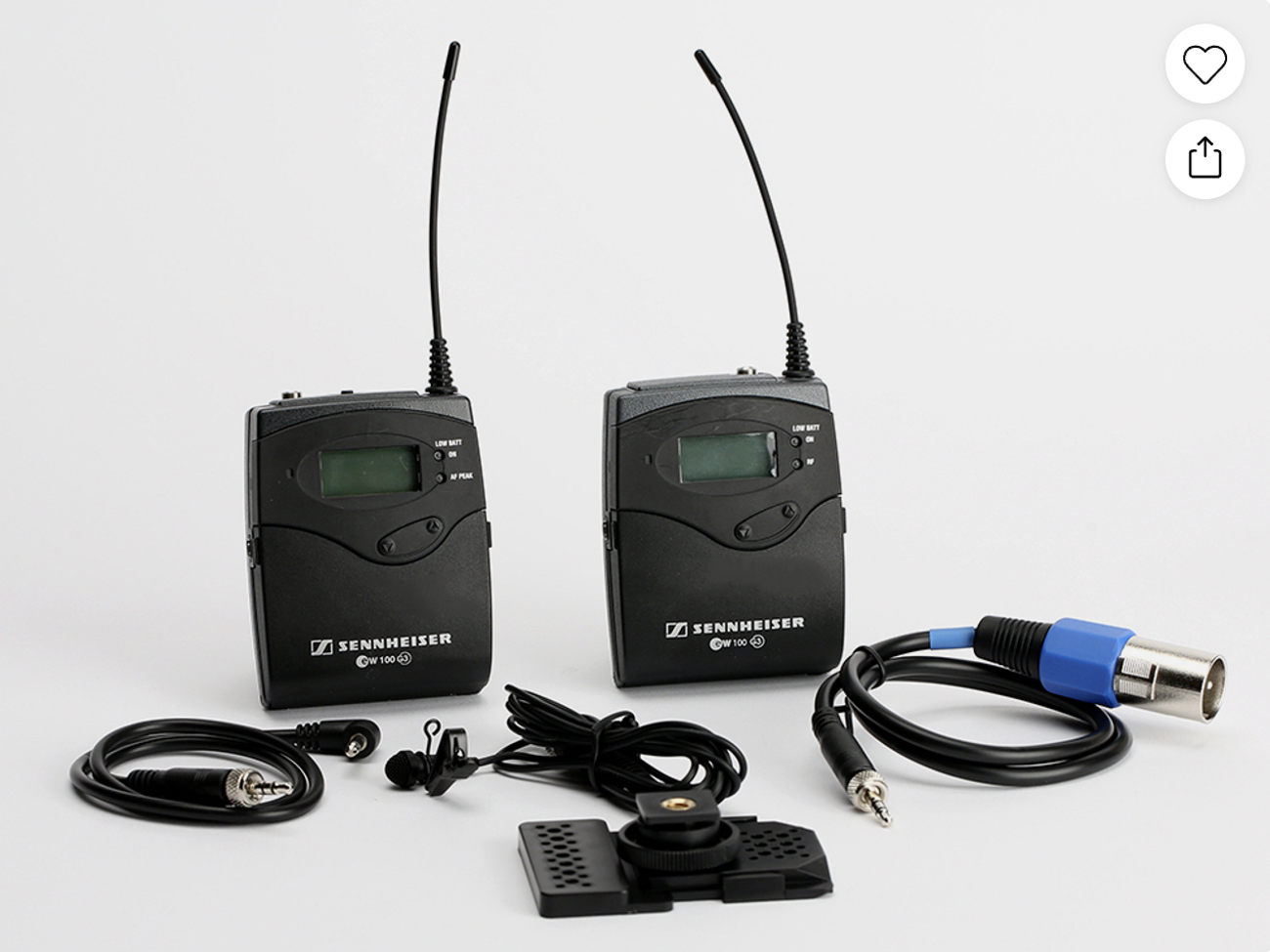 Sennheiser g4 radio mic, c-stand & boom buddy