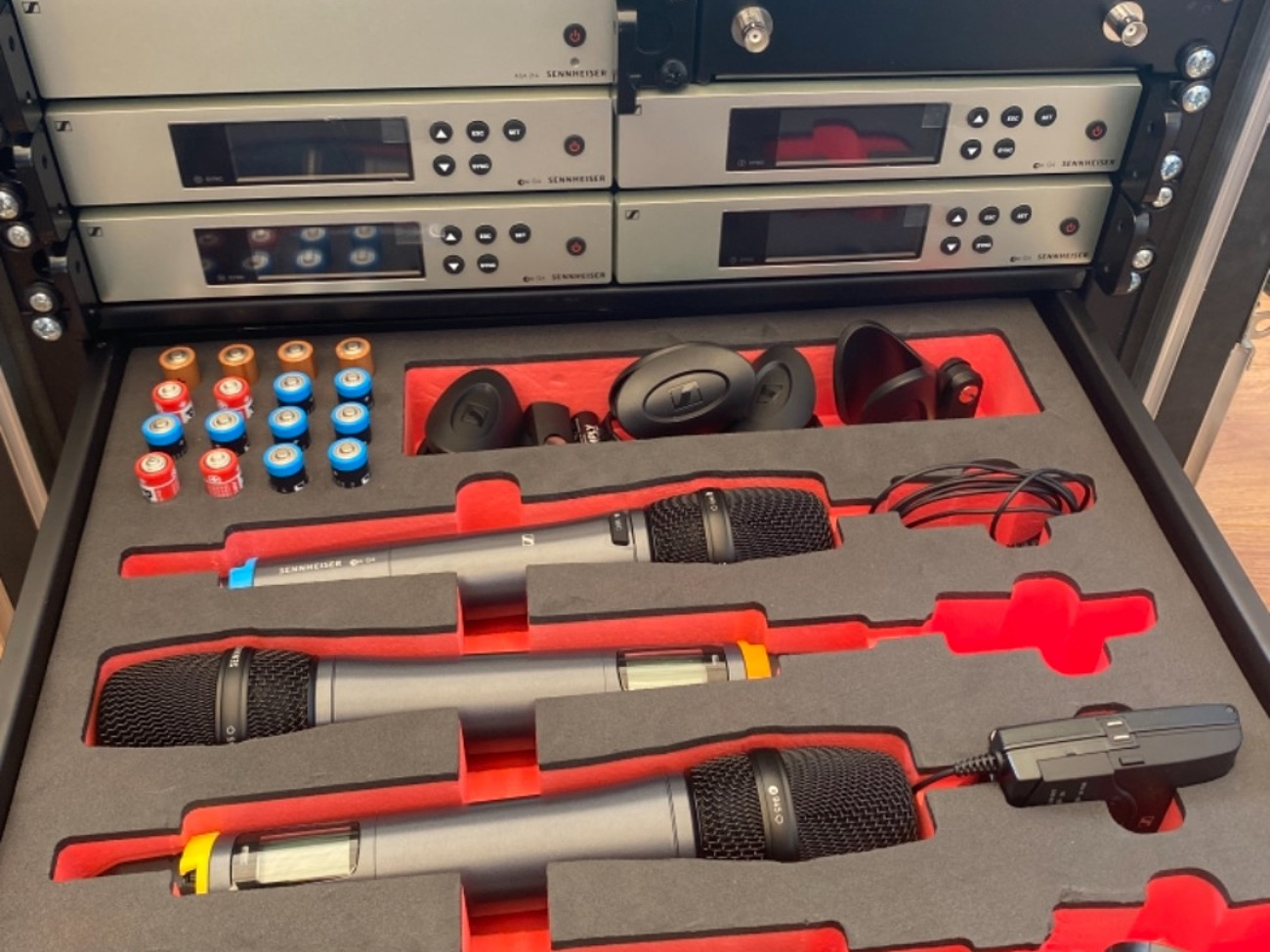 Sennheiser g4 wireless rack (x4)