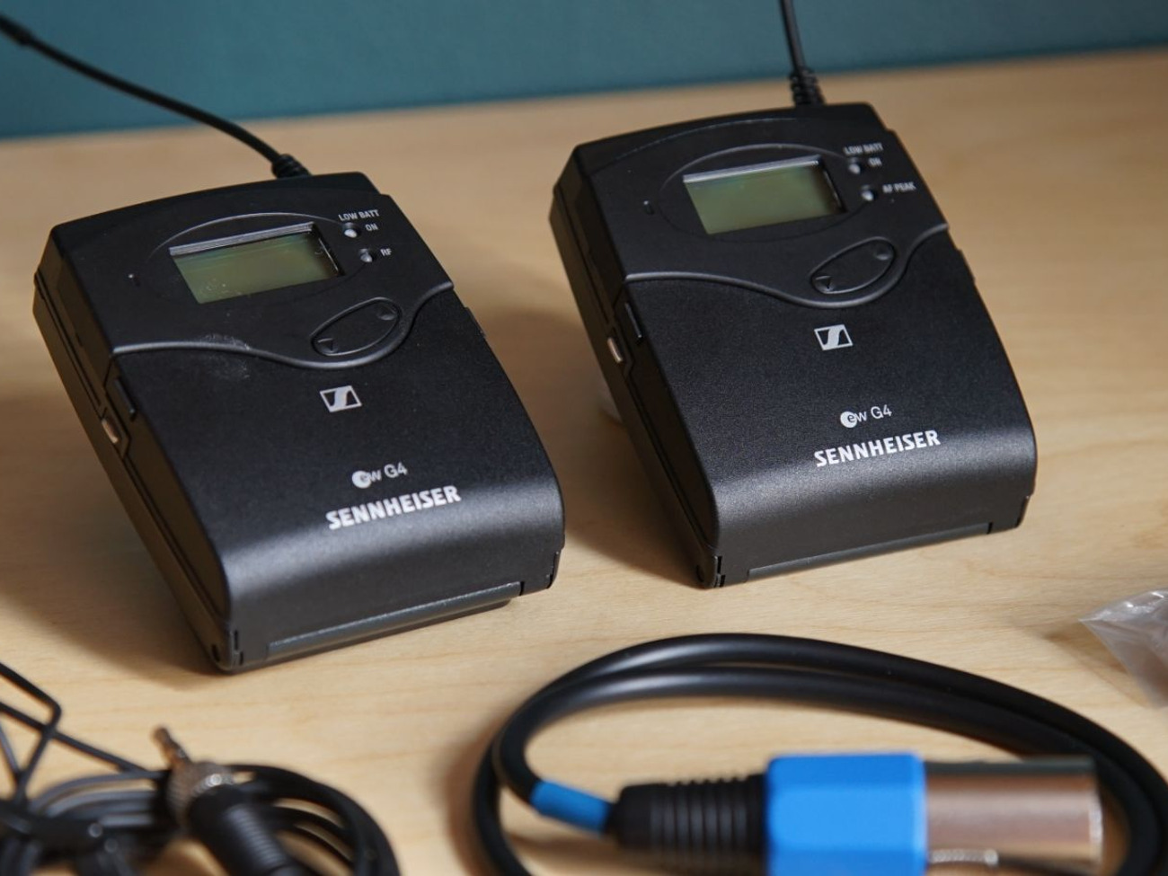 Sennheiser g4 wireless radio mic kit