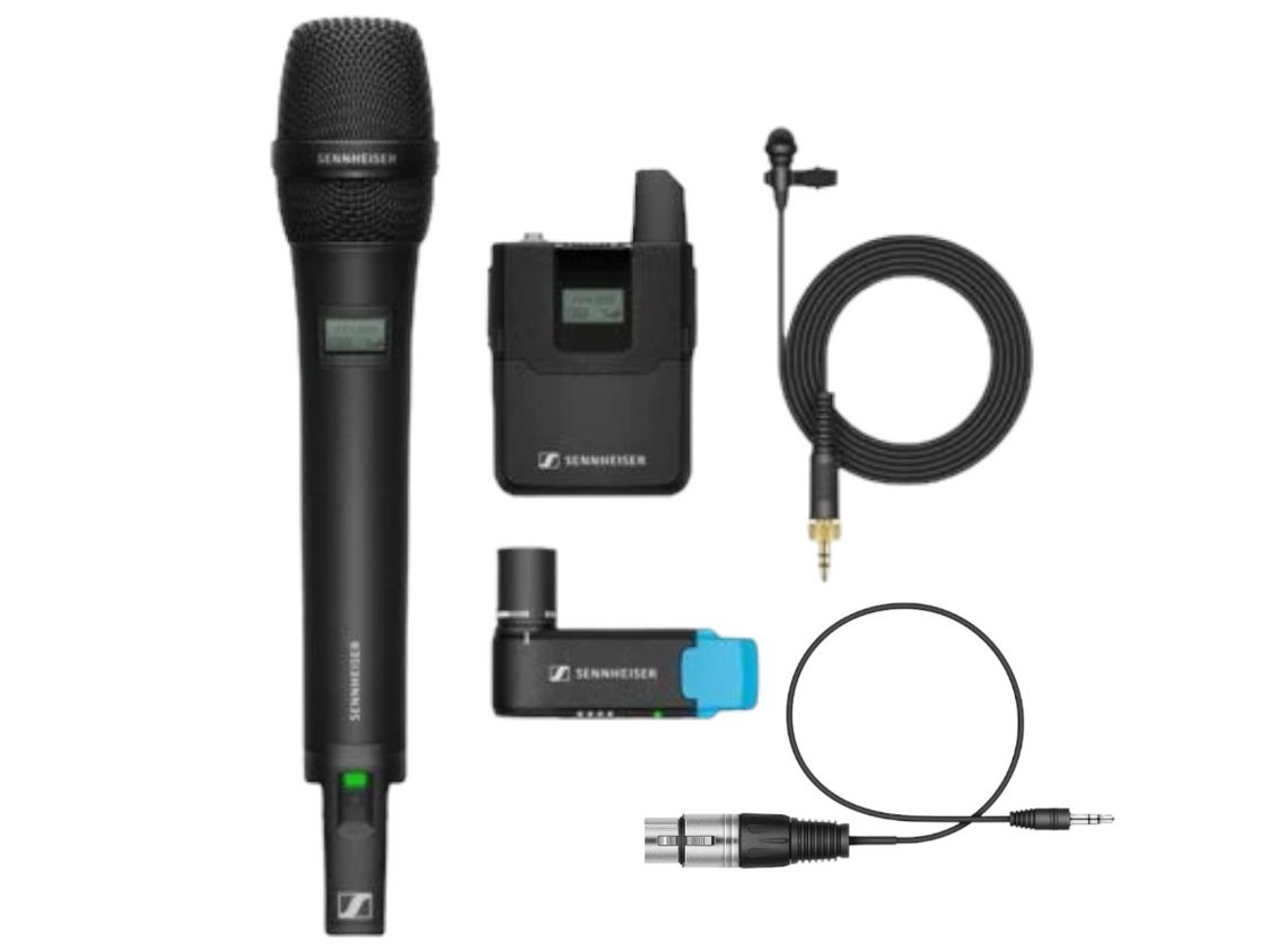 Sennheiser handheld microphones wireless avx combo 835 fx3 fx6 c70 80 50 camera a7s sony canaon