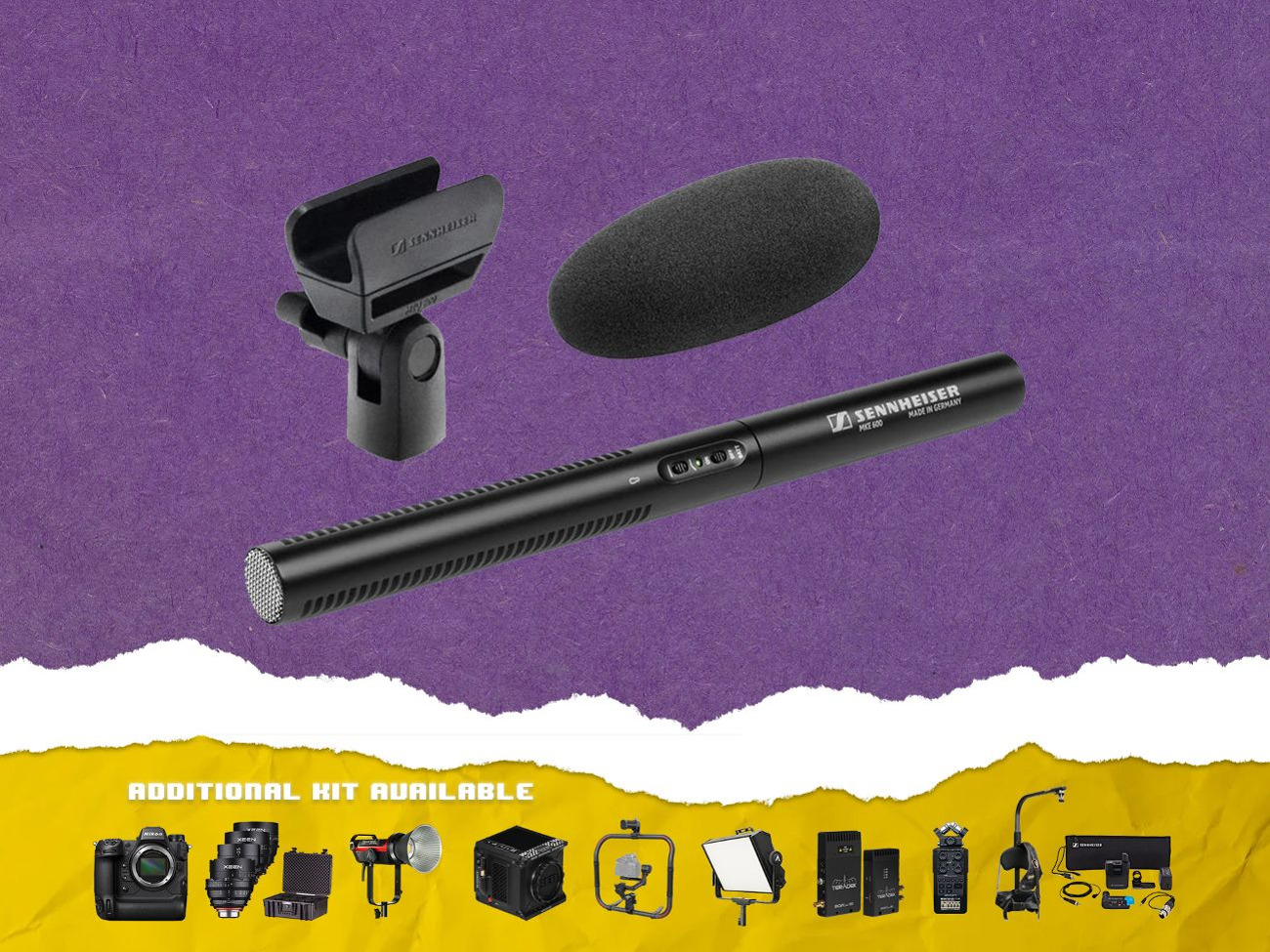 Sennheiser mke 600 shotgun microphone