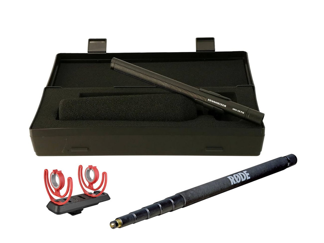 Sennheiser mkh4116 mic with boom pole