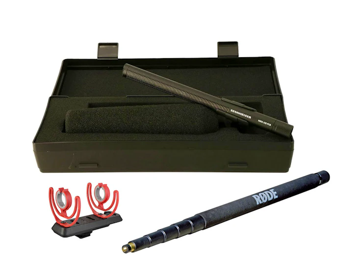 Sennheiser mkh4116 mic with boom pole