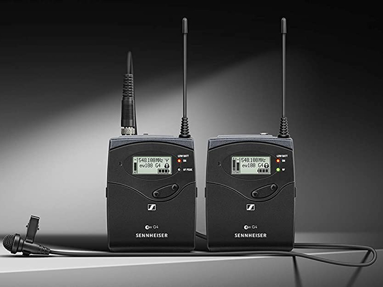 Sennheiser pro portable wireless lavalier mic set 1