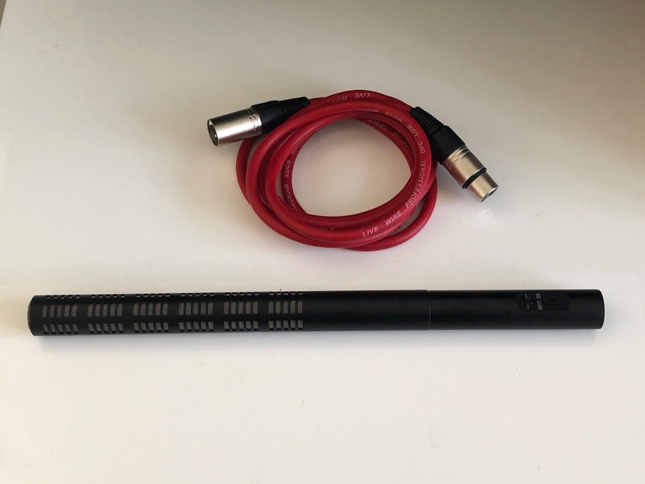 Sennheiser shotgun microphone m66 + k6 power unit + xlr