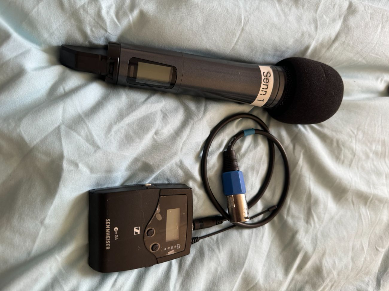 Sennheiser skm 100 g4 microphone + g4 rx